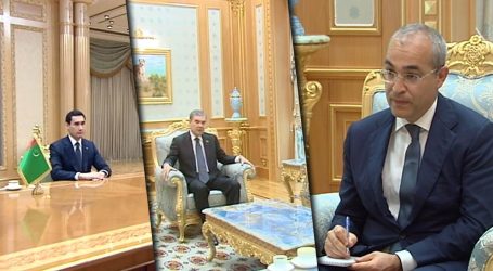 The Head of Turkmenistan and the Minister of Economy of Azerbaijan discussed oilgas cooperation
