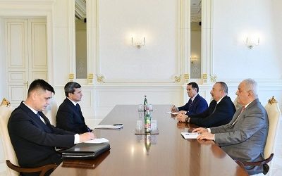 Ilham Aliyev meets Turkmen foreign minister