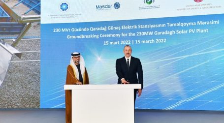 “Masdar” to invest $225 million in construction of solar power plant near Baku