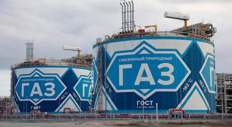 Россия в марте увеличила производство СПГ на 25%