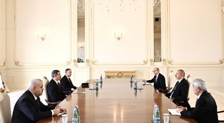 Ilham Aliyev received Iraqi oil minister