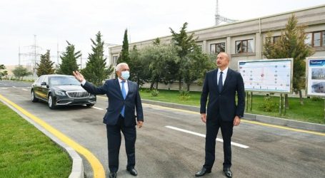 Президент Алиев принял участие в открытии подстанции «Абшерон» — ФОТО