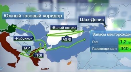 Украина при подключении к «Южному газовому коридору» сможет закупать газ у Азербайджана