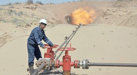 Промышленный приток газа получен на очередной скважине месторождения Галкыныш