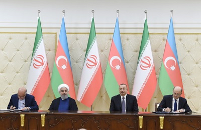 Iran, Azerbaijan ink 8 pacts, MoUs in Baku
