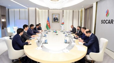 SOCAR prezidenti Özbəkistanın energetika nazirinin müavini ilə görüşüb