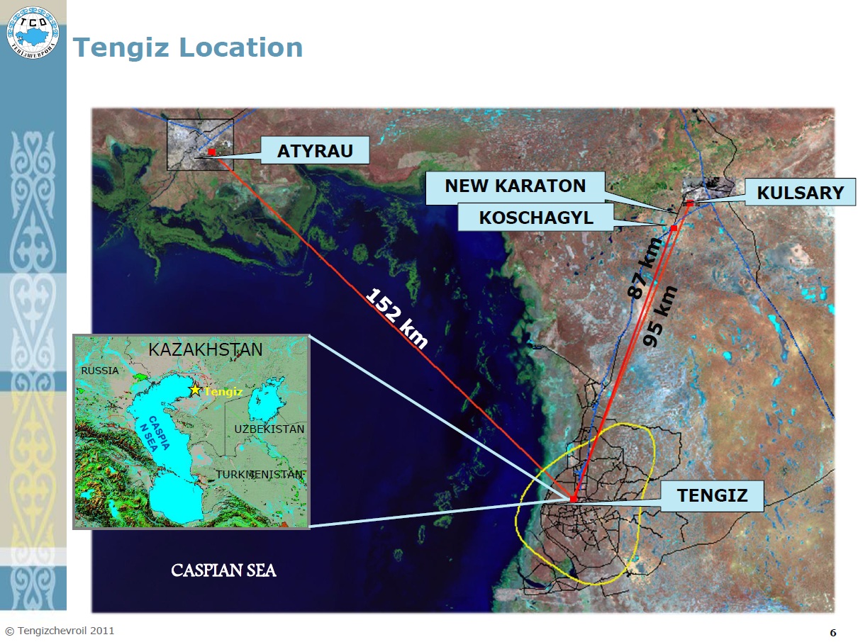 месторождение тенгиз казахстан